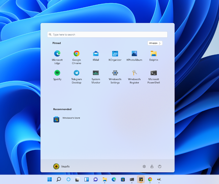LinuxFX Windows 11